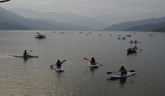 Indian tourists flock to Pokhara to escape heat (Photo Feature)